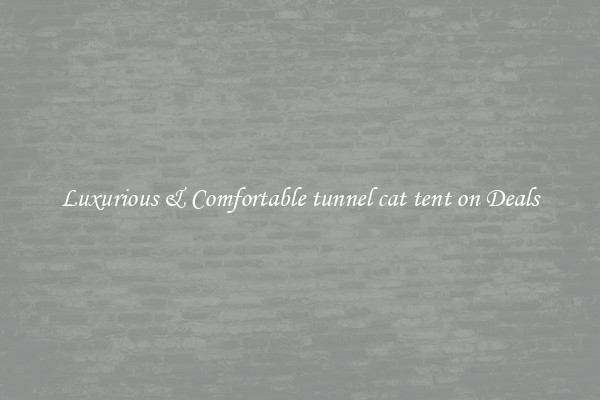 Luxurious & Comfortable tunnel cat tent on Deals