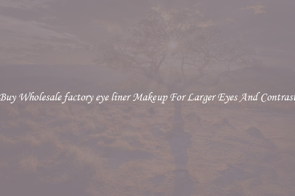Buy Wholesale factory eye liner Makeup For Larger Eyes And Contrast